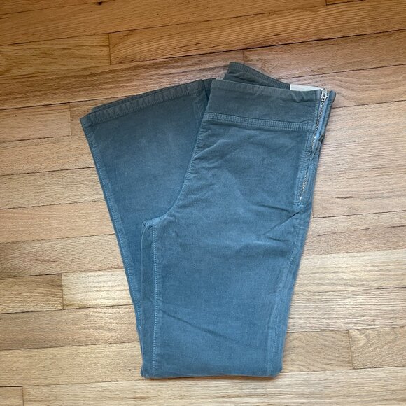 020 We The Free In My Feelings Cropped Slim Flare Velvet Pants NWT Size XS - Picture 11 of 11